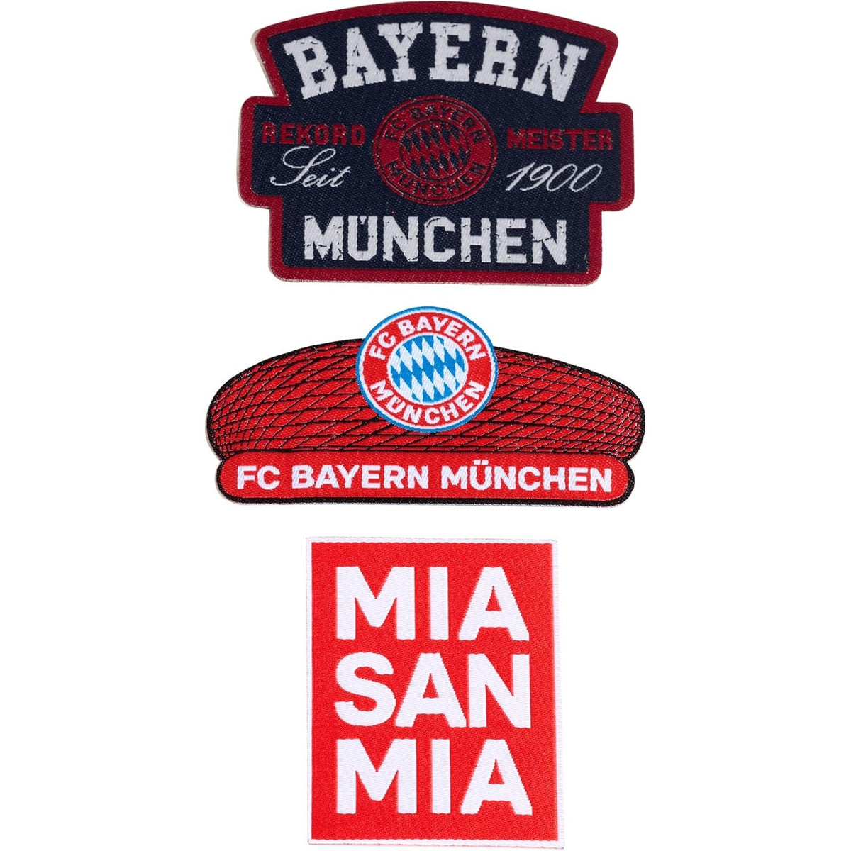 299887 - Arna të FC Bayern Munich, Set me 3 pjesë, i kuq