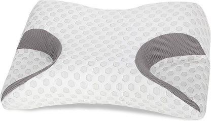 260782 - JASTËK DERCOV CPAP për të gjitha llojet e maskave, zvogëlon rrjedhjet e ajrit, shkumë memorie, mbështetje për qafën, për ata që flenë anash, me shpinë, me bark