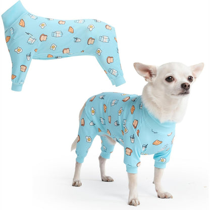 222455 - SPARK PAWS Pizhama për Qen Ultra të Buta dhe Elastike 3XL Blu Mëngjesi