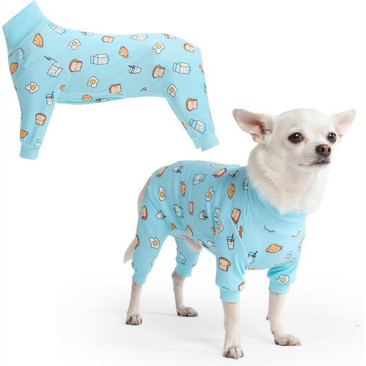 222455 - SPARK PAWS Pizhama për Qen Ultra të Buta dhe Elastike 3XL Blu Mëngjesi
