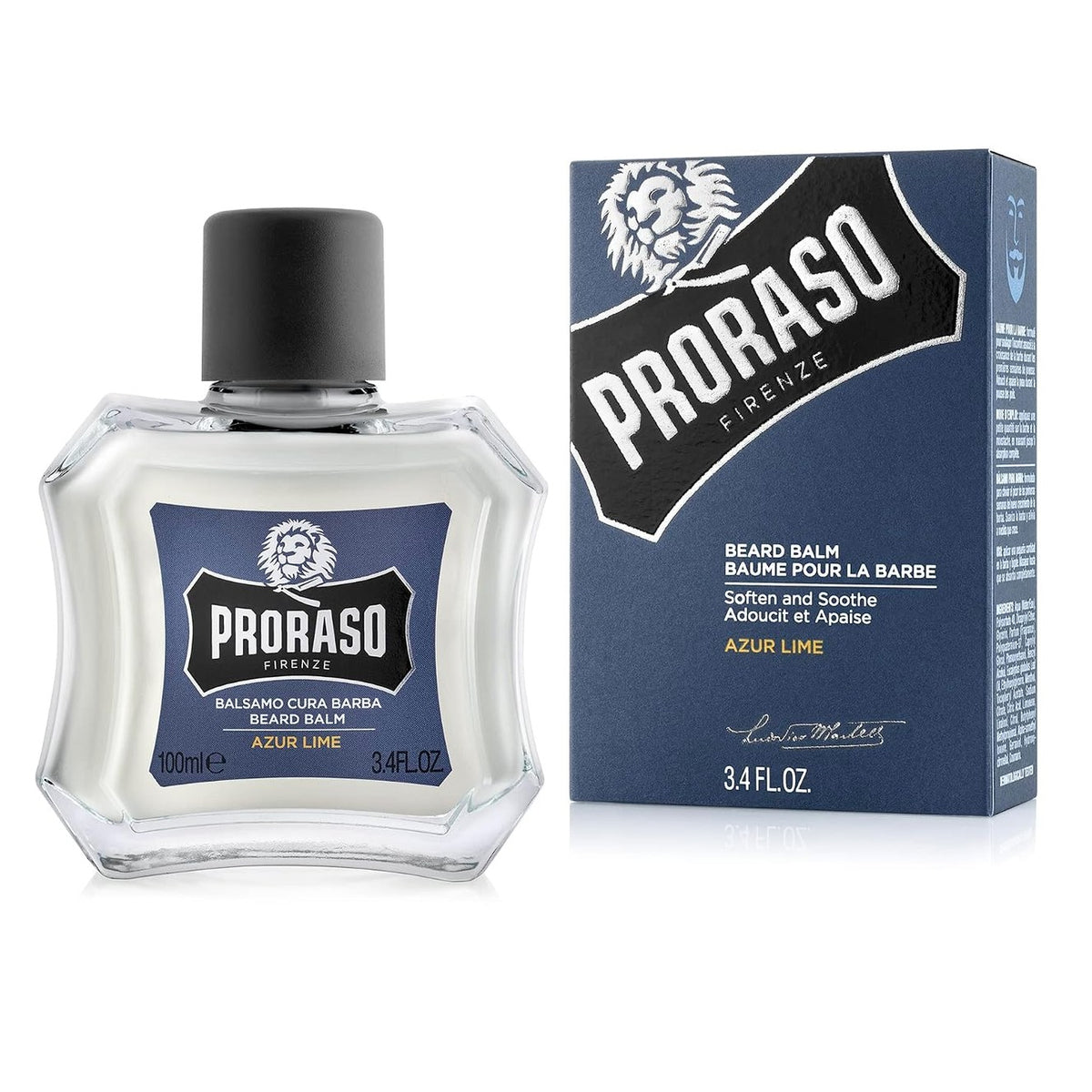 301133 - PRORASO Balsam për mjekër Azur Lime, 100 ml