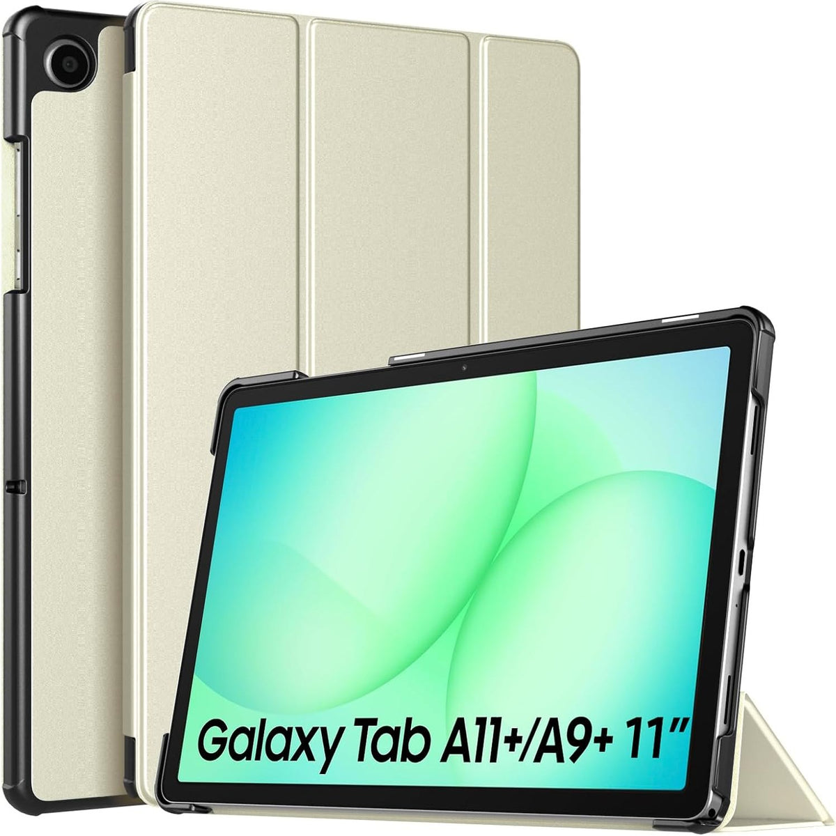 296273 - TIMOVO Mbrojtëse për Samsung Galaxy Tab A11+/A11 Plus 11 inç, ngjyrë ari shampanje