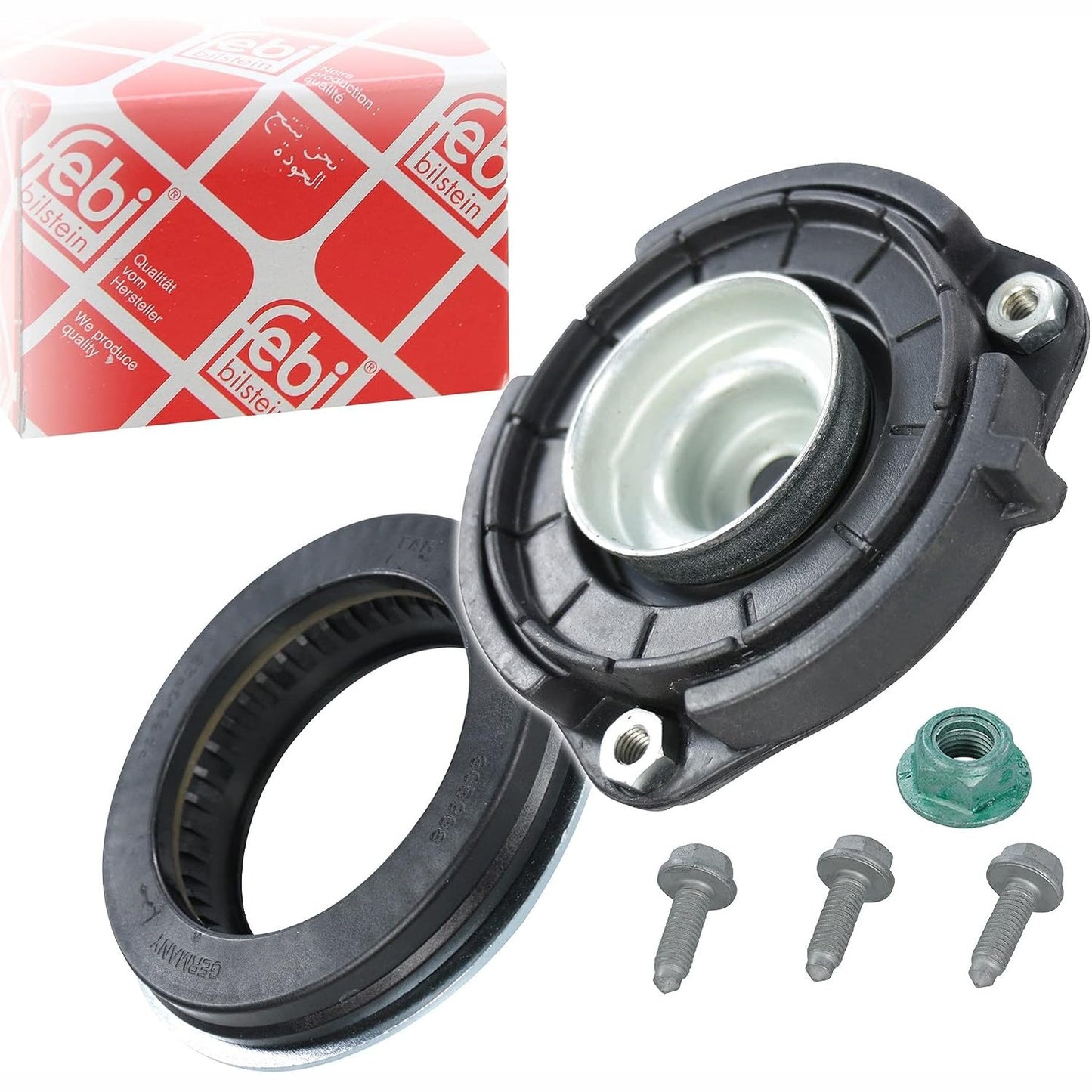 288725 - FEBI BILSTEIN Kit montimi për amortizatorë 37897 me kushinetë sferike dhe material montimi, 1 njësi
