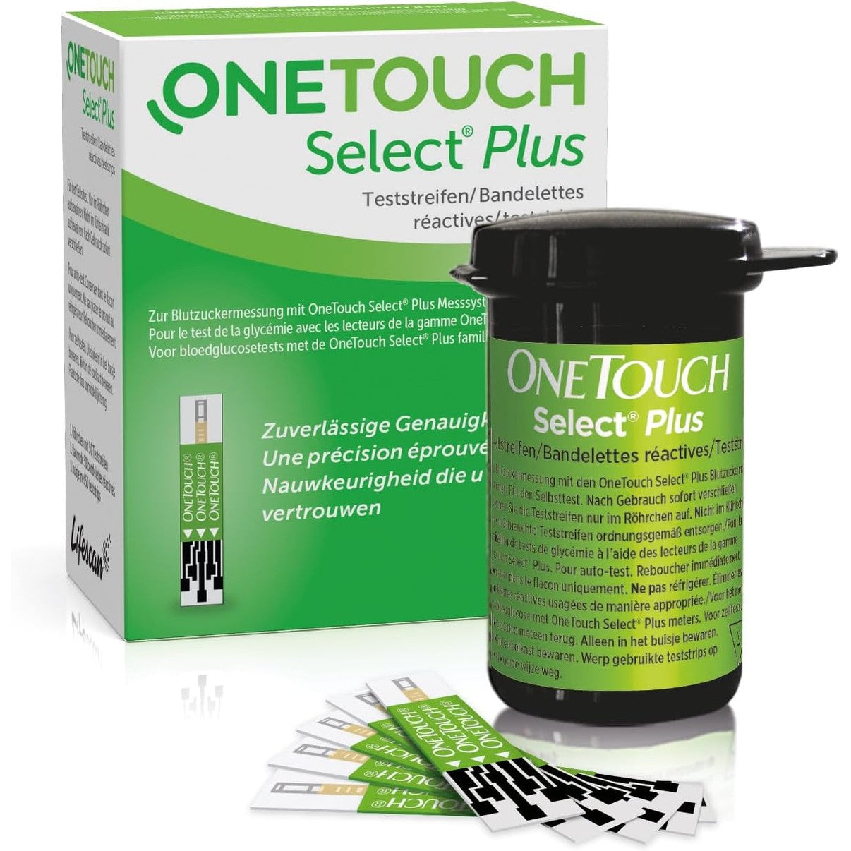 275329 - OneTouch Select® Plus, 50 shirita testimi glukozës në gjak, për diabet