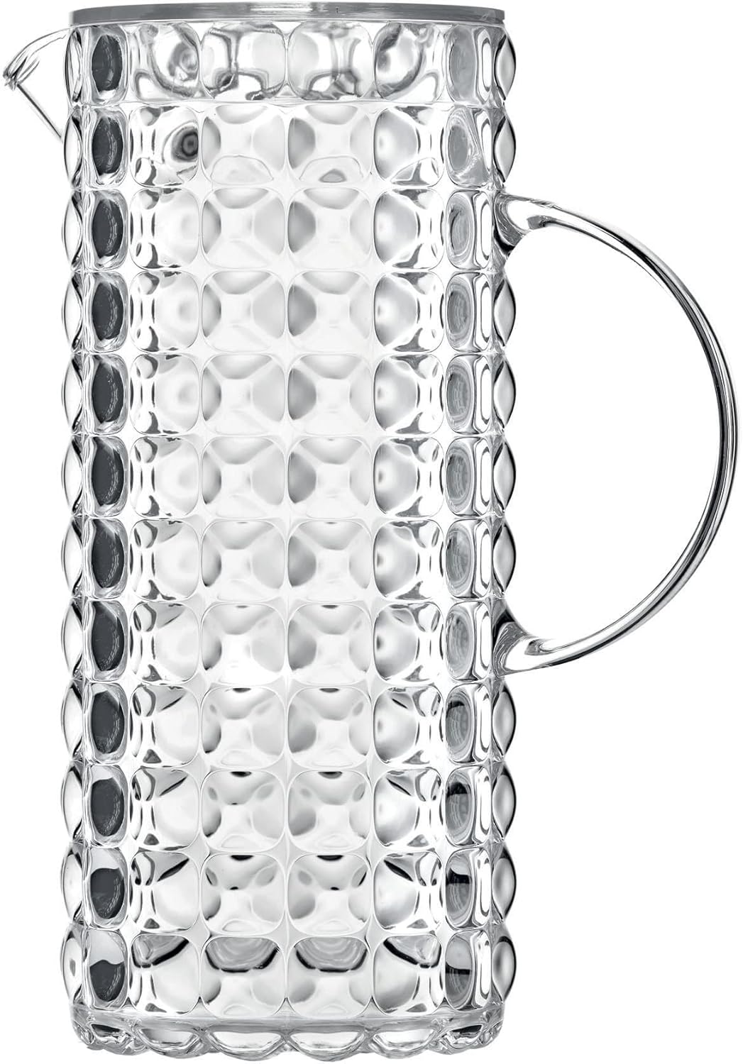 187595 - GUZZINI - Karafë Tiffany me Kapak Transparent, Ø 11.5 x 18.5cm, Lartësi 25.5cm, 1750cc - 22560000