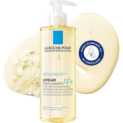 275458 - LA ROCHE-POSAY Vaj Pastrues Lipikar AP+, 400 ml, për lëkurë të ndjeshme, ultra-hidratues, formulë me Aqua Posae Filiformis, Gjalpë Shea, Niacinamidë