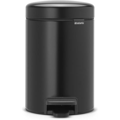 222432 - BRABANTIA Kosh plehrash me pedale, i zi, 3 L
