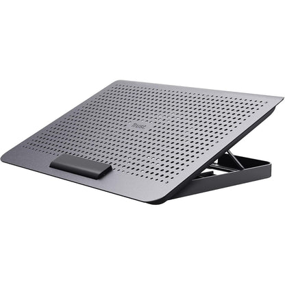 268461 - TRUST Mbështetëse për laptop Exto, 40.6 cm, jastëk ftohës, ngritës me ventilator USB, lartësi të rregullueshme, 8 nivele, materiale të ricikluara