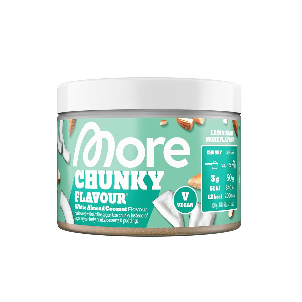 302322 - SHIJE E TRASHË Bajame e bardhë dhe Kokos, 150 g, vegane