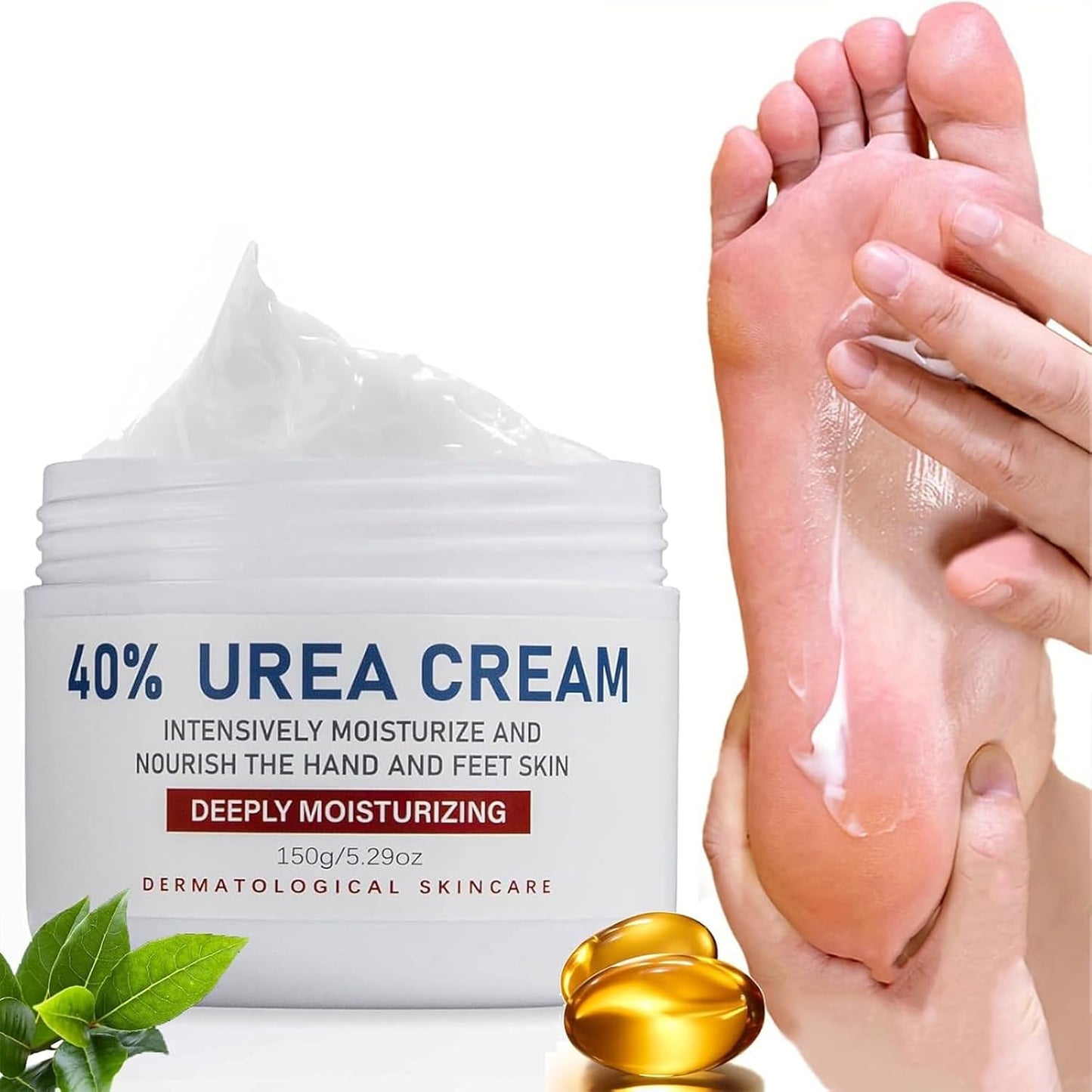 319124 - KREM 40% URE, 150g, për këmbë, hidratues dhe riparues për lëkurë të thatë dhe të çarë