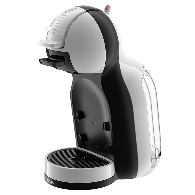 166765 - KRUPS NESCAFÉ Dolce Gusto Mini Me, Makinë automatike për kafe me kapsula, për pije të nxehta dhe të ftohta, presion 15 bar, kapacitet rezervuar uji 0.8L, funksioni Eco-Mode, ngjyra gri arktike dhe e zezë, modeli KP123B