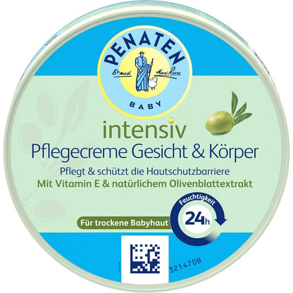319157 - PENATEN - Krem për Kujdes Intensiv për Fytyrën dhe Trupin 100ml - Me Vitaminë E për lëkurë të ndjeshme dhe të thatë