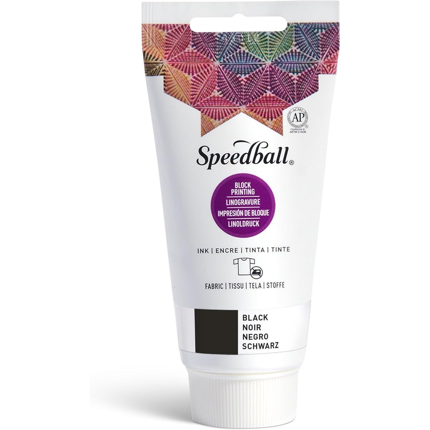 256473 - SPEEDBALL ART PRODUCTS COMPANY Bojë për pëlhurë, e zezë, 60 ml
