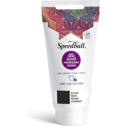 256473 - SPEEDBALL ART PRODUCTS COMPANY Bojë për pëlhurë, e zezë, 60 ml