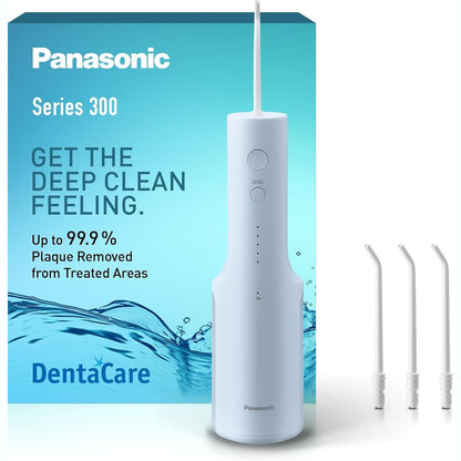302779 - PANASONIC Pastrues dhëmbësh me ujë ultrasonik Series 300 EW-DJ27-A303, Ujitës Oral, 200 ml, IPX7, 4 Gryka Standarde, 5 Cilësime Presioni