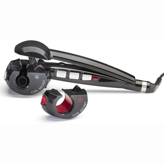 315266 - Hekur kaçurrelash automatik Curl Secret - Ionic 2, 2 aksesorë të ndërrueshëm, temperatura 190-230°C, i zi, diametër 25-35 mm, C1300E