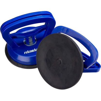 289057 - Ngritës gotash thithëse Relaxdays, 2 copë, për transportimin e paneleve të qelqit, deri në 45 kg, diametri 12 cm, 10 x 12 x 12 cm