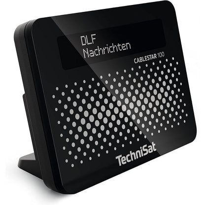 267761 - TechniSat CABLESTAR 100, akordues radio DVB-C, radio kabllore për televizion dixhital kabllor, e zezë
