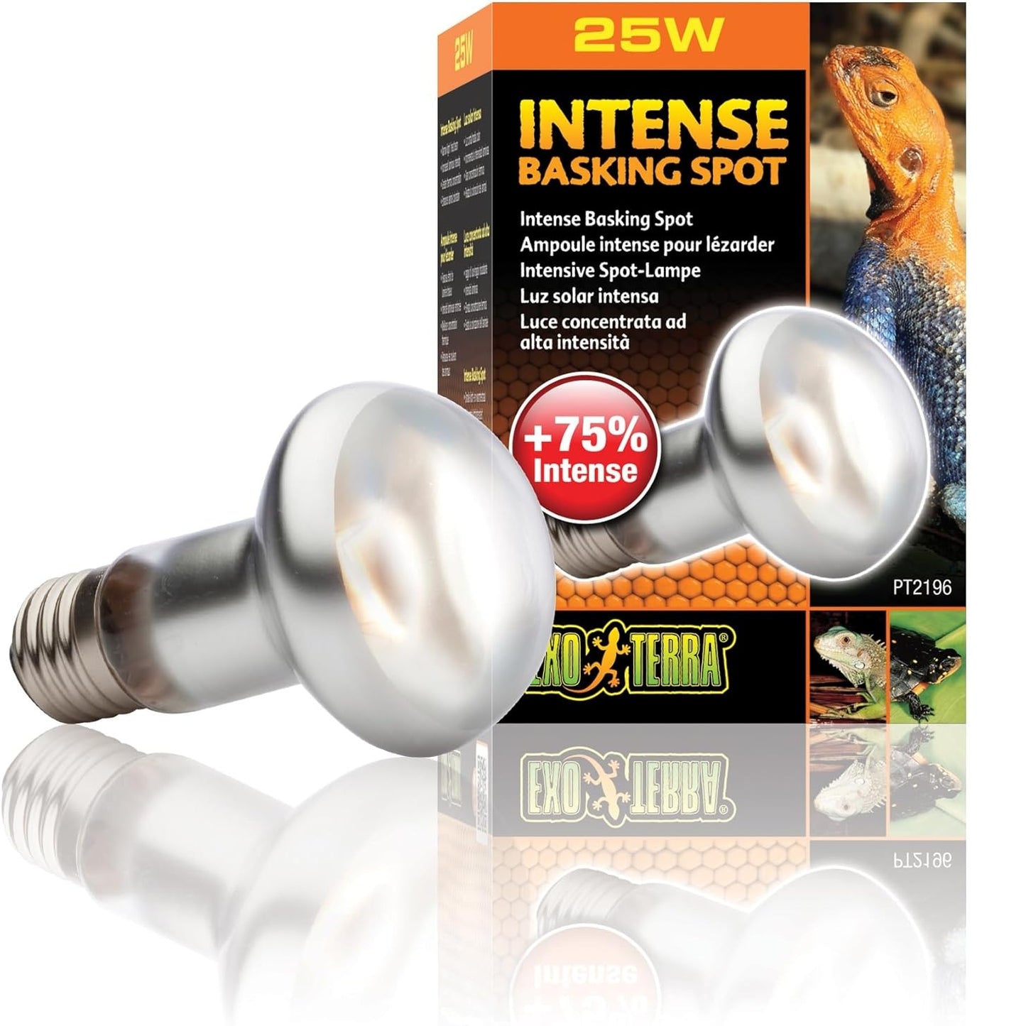 228726 - EXO TERRA Llampë halogjene Intense Basking Spot, 25W