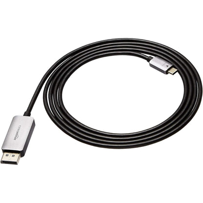 296228 - KABLO USB-C NË DISPLAYPORT AMAZON BASICS, ALUMINI, 1.8 M, E ZEZË