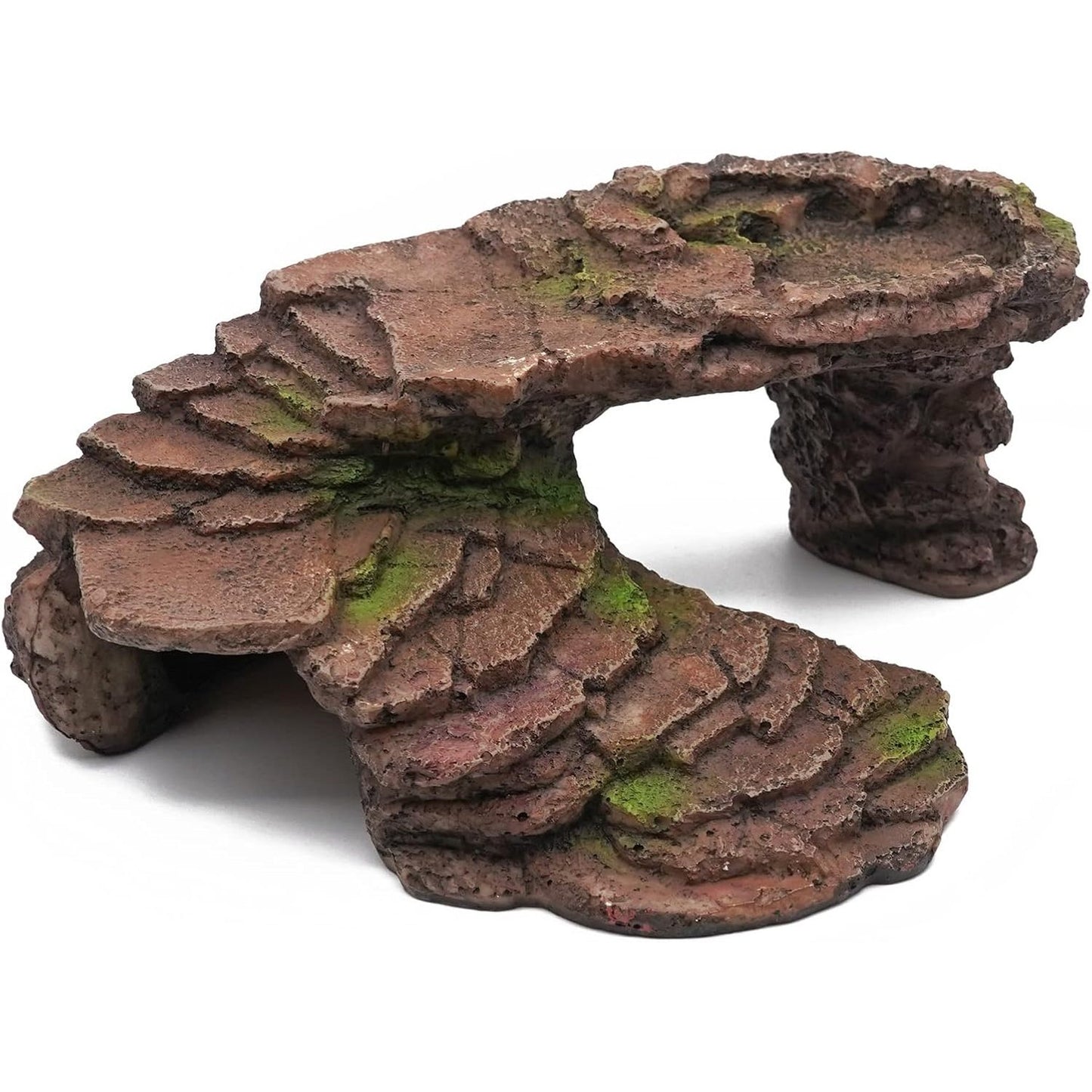 168035 - SVAOUMUMU: Platformë për Breshka, Shpellë Akuariumi i Axolotl, Shpellë Terrariumi, Akuariumi i Ishullit të Breshkave të Ujit, Gurë Shpellë për Dragoi me Mjekër