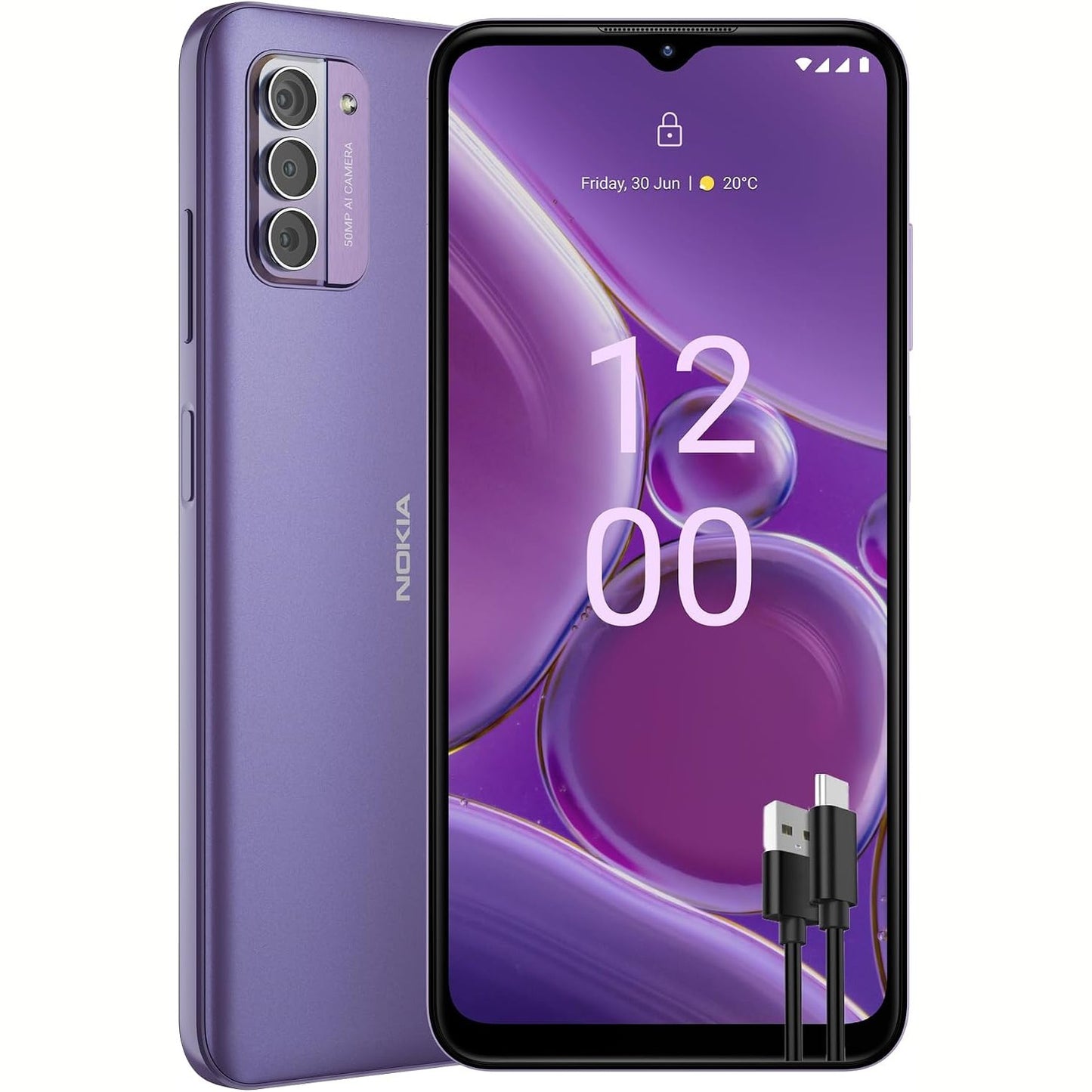 292060 - NOKIA G42 5G, i dyfishtë, 128GB, 6GB RAM, gri