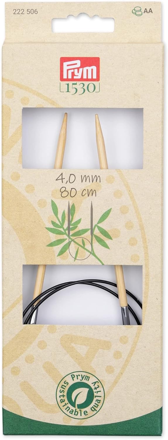 257745 - Prym 222506 Gjilpëra thurjeje rrethore 1530, 80 cm, 4 mm, ngjyra druri