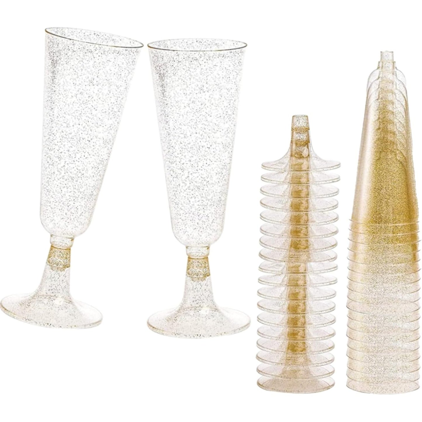 229942 - ACONDE Set me 20 gota plastike shampanje, 150 ml, të ripërdorshme