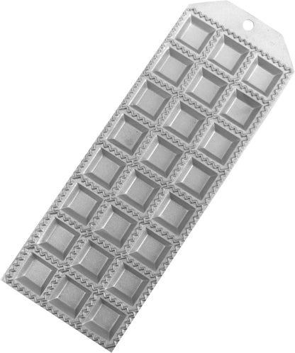 256997 - FACKELMANN Forma për përgatitjen e raviolit shtëpiak, formë katrore me 24 gjurmë gishtash, alumini, 2.70 x 31.60 x 11.10 CM