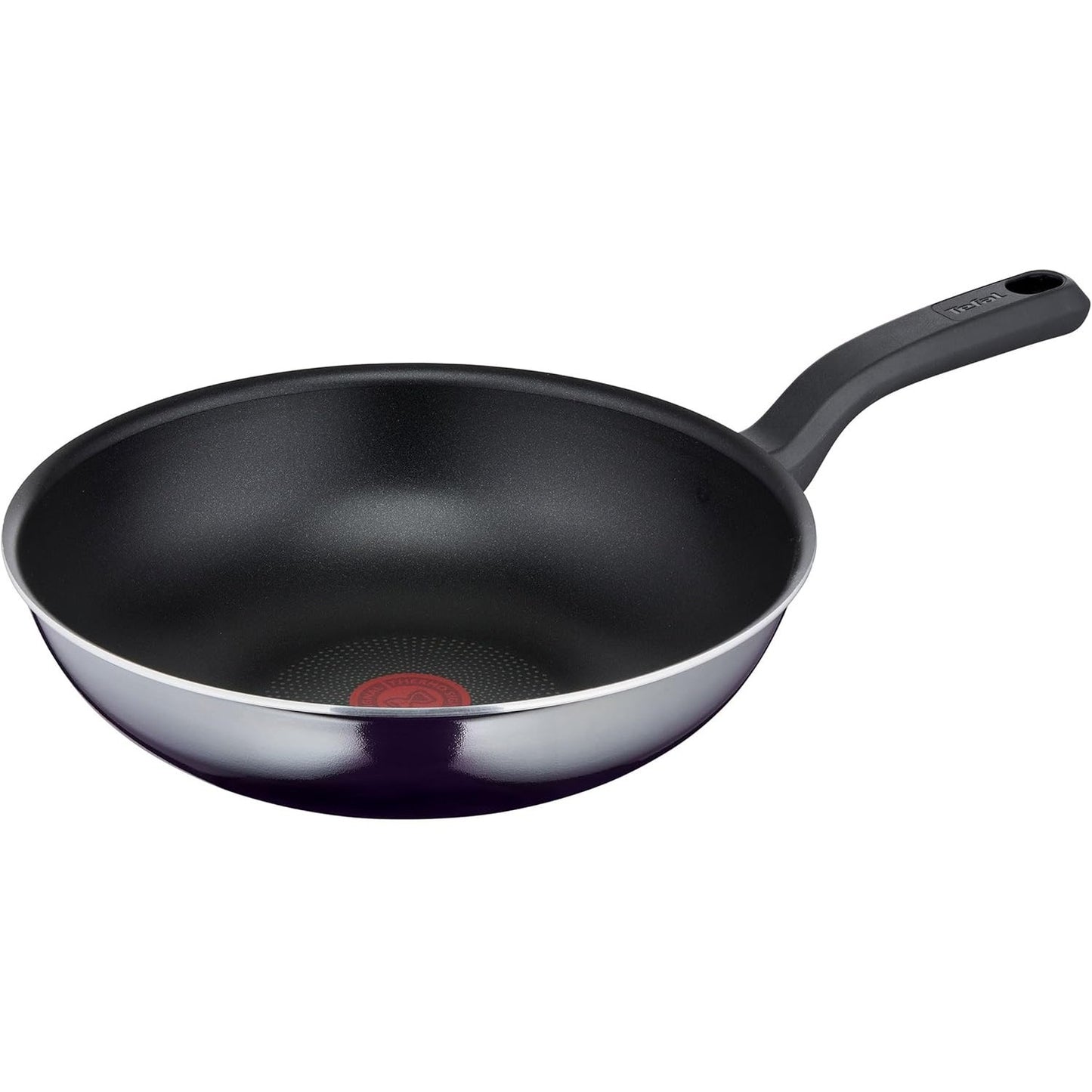 226610 - TEFAL Tigan Resist Wok 28 cm, Veshje Titani Jo-Ngjitëse, Jo i përshtatshëm për Sobat me Induksion, D52619