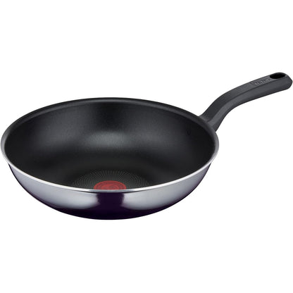 226610 - TEFAL Tigan Resist Wok 28 cm, Veshje Titani Jo-Ngjitëse, Jo i përshtatshëm për Sobat me Induksion, D52619