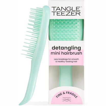 318023 - Tangle Teezer Ultimate Detangler i Vogël, për flokë të hollë dhe të ndjeshëm, ngjyrë turkuaz