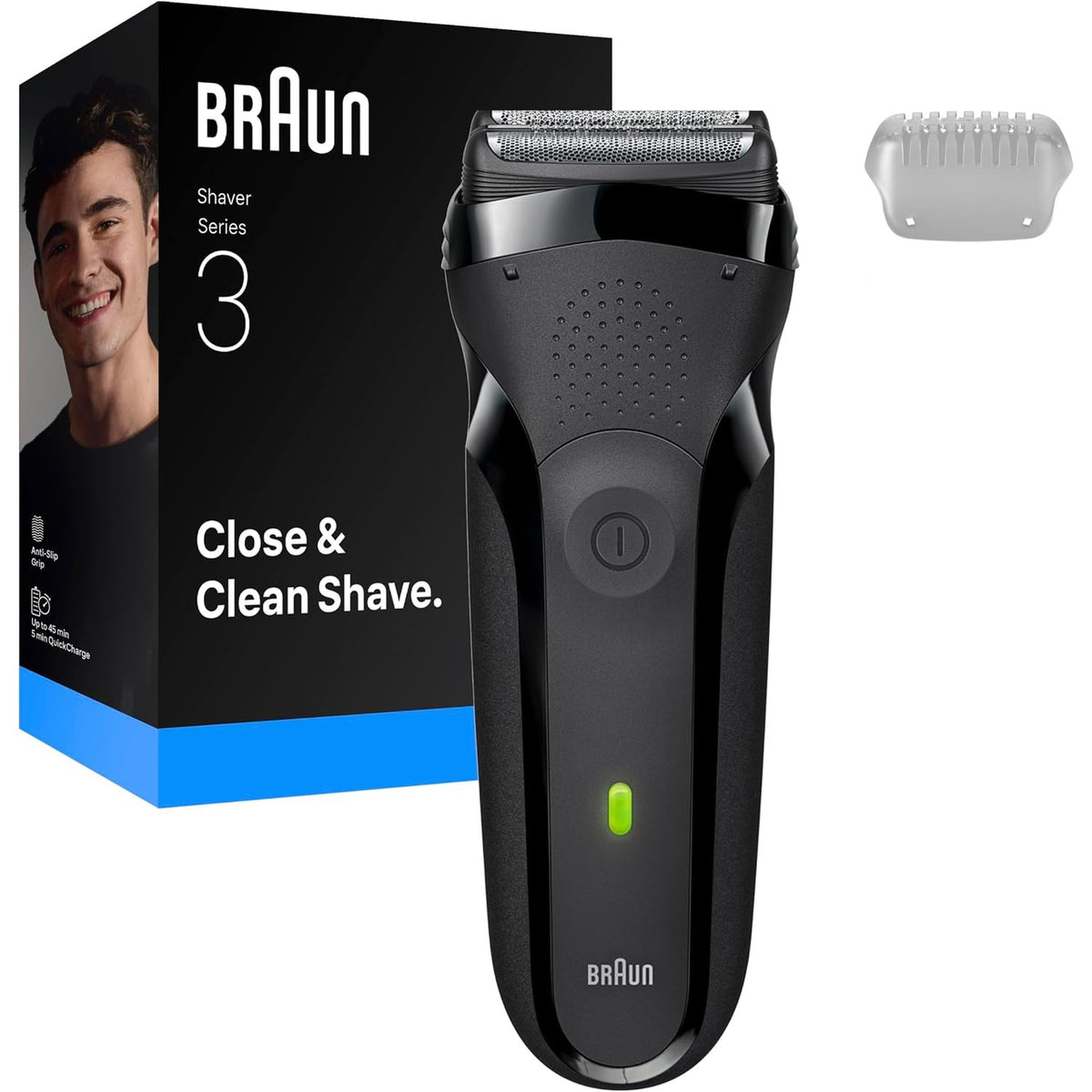 307290 - BRAUN Makinë rroje elektrike për meshkuj Series 3 300S, gri