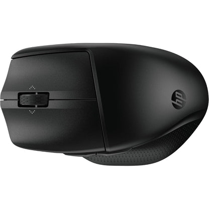 309877 - HP MAUS BLUETOOTH 480 COMFORT | Lidh deri në 3 pajisje | 6 butona të programueshëm | Rrotë lëvizëse 4D | Ergonomik | 4000 DPI | Doreza anësore të buta | Klikime të qeta | Windows 10, 11 dhe macOS | I zi
