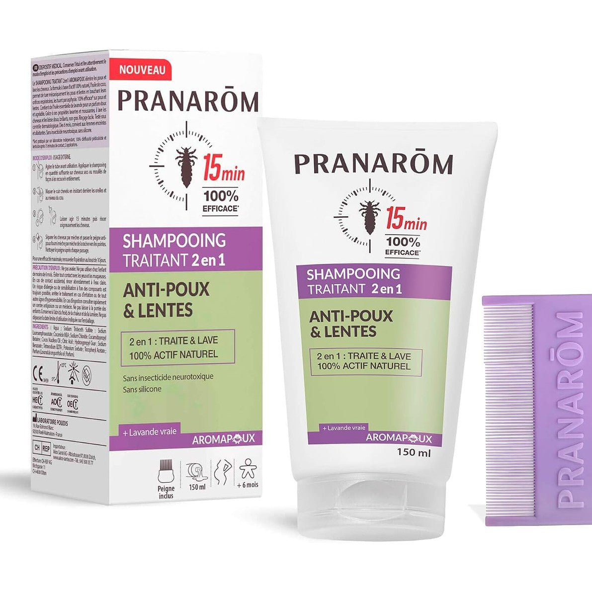 317760 - PRANARÔM - Shampo Trajtimi 2-në-1 Aromapoux