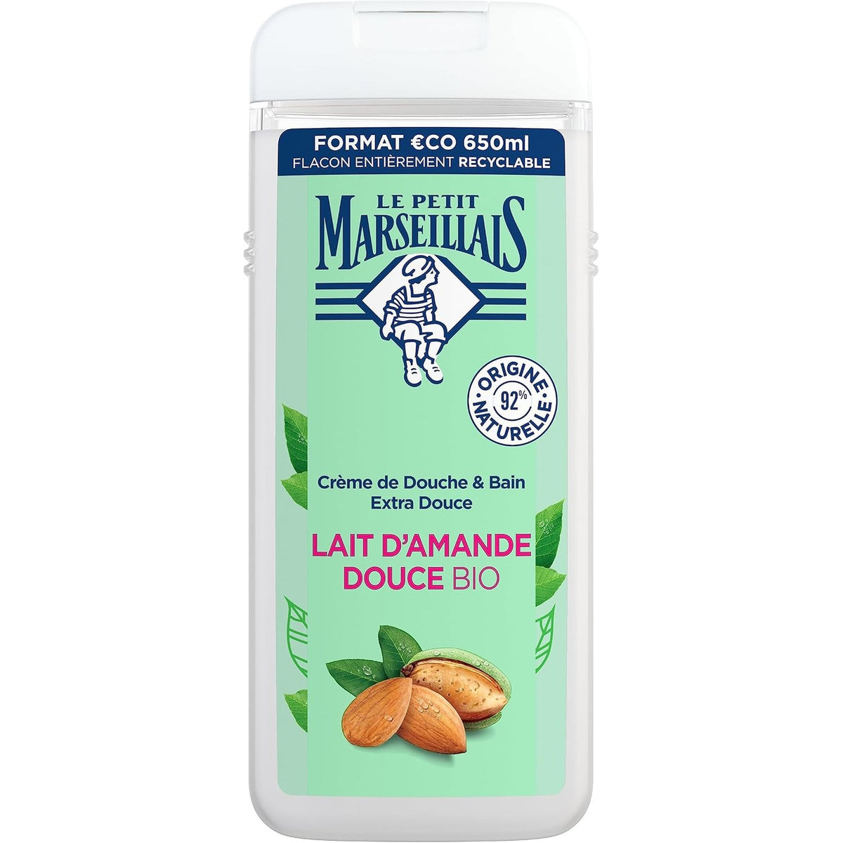 308418 - LE PETIT MARSEILLAIS Larës trupi ekstra i butë, qumësht organik bajamesh, 650 mL
