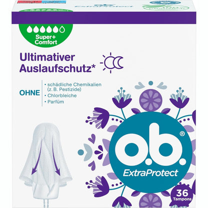 298669 - QOFTË - ExtraProtect Super + Comfort, 36 copë, tamponë për ditë shumë të rënda, teknologji Dynamic Fit