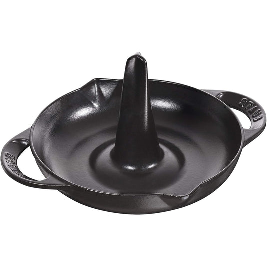226071 - STAUB Tigan vertikal prej gize për pulë, Ø 24 cm, 1 L, i zi