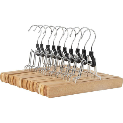253058 - AMAZON BASICS VARËSE RROBASH PREJ DRURI, natyrale, pako me 10 copë, 25 x 16.5 cm