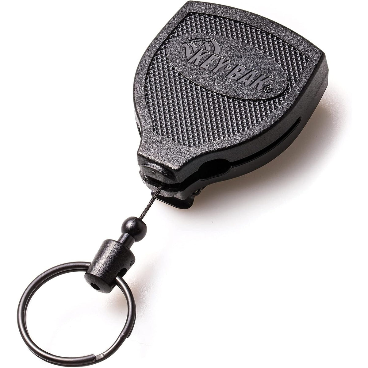 310079 - KEY-BAK Varëse çelësash SUPER48 PLUS HD 8 oz, kabllo e tërheqshme 48 inç, kapëse rripi çeliku, e zezë (0S48-8474)