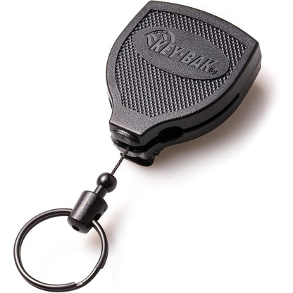 310079 - KEY-BAK Varëse çelësash SUPER48 PLUS HD 8 oz, kabllo e tërheqshme 48 inç, kapëse rripi çeliku, e zezë (0S48-8474)