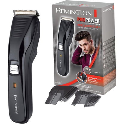 316572 - REMINGTON Makinë prerëse flokësh Pro Power (Motor i fuqishëm, Thekë çeliku inox vetëmprehës, Bateri litium-jon pa tel/rrjet, 2 krehër të rregullueshëm 3-42 mm) HC5200