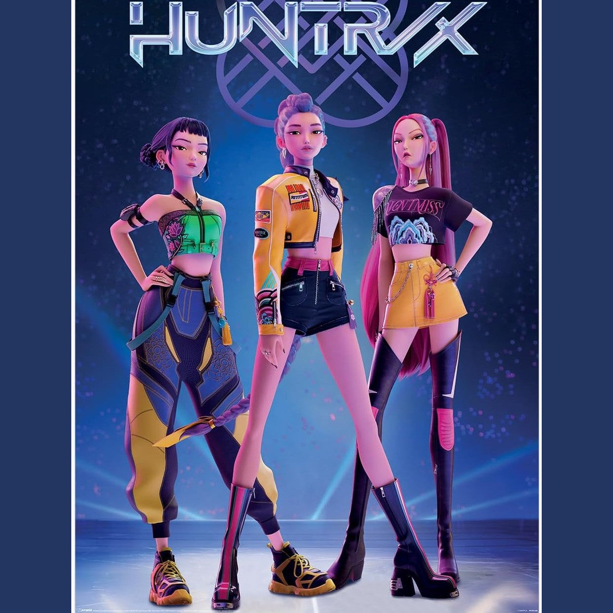 186829 - PYRAMID INTERNATIONAL - Poster Maxi K-POP DEMON HUNTERS, 91.5 x 61 cm, pa Kornizë për Shtëpi, Dhomë Gjumi apo Studio