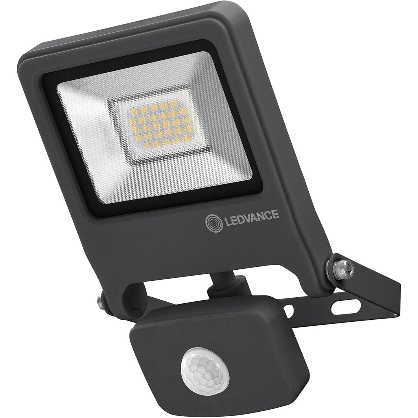 221927 - LEDVANCE Dritë LED, Dritë e Jashtme, e Bardhë e Ngrohtë, Sensor i Integruar i Dritës së Ditës dhe Lëvizjes, Sensor Përmbytjeje Endura, Gri e Errët