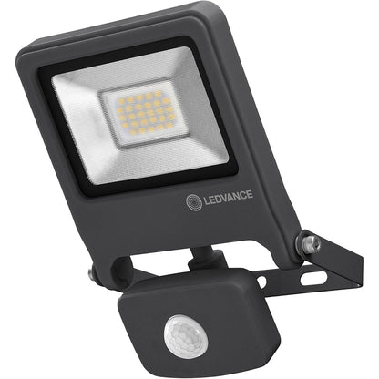 221927 - LEDVANCE Dritë LED, Dritë e Jashtme, e Bardhë e Ngrohtë, Sensor i Integruar i Dritës së Ditës dhe Lëvizjes, Sensor Përmbytjeje Endura, Gri e Errët