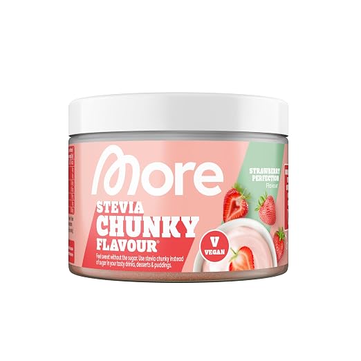 301023 - Shije e trashë, Luleshtrydhe e Përsosur, 150 g, vegan, pluhur aromatik për ëmbëlsim, pa shumë sheqer dhe kalori, me inulinë dhe laktazë - prodhuar në Gjermani