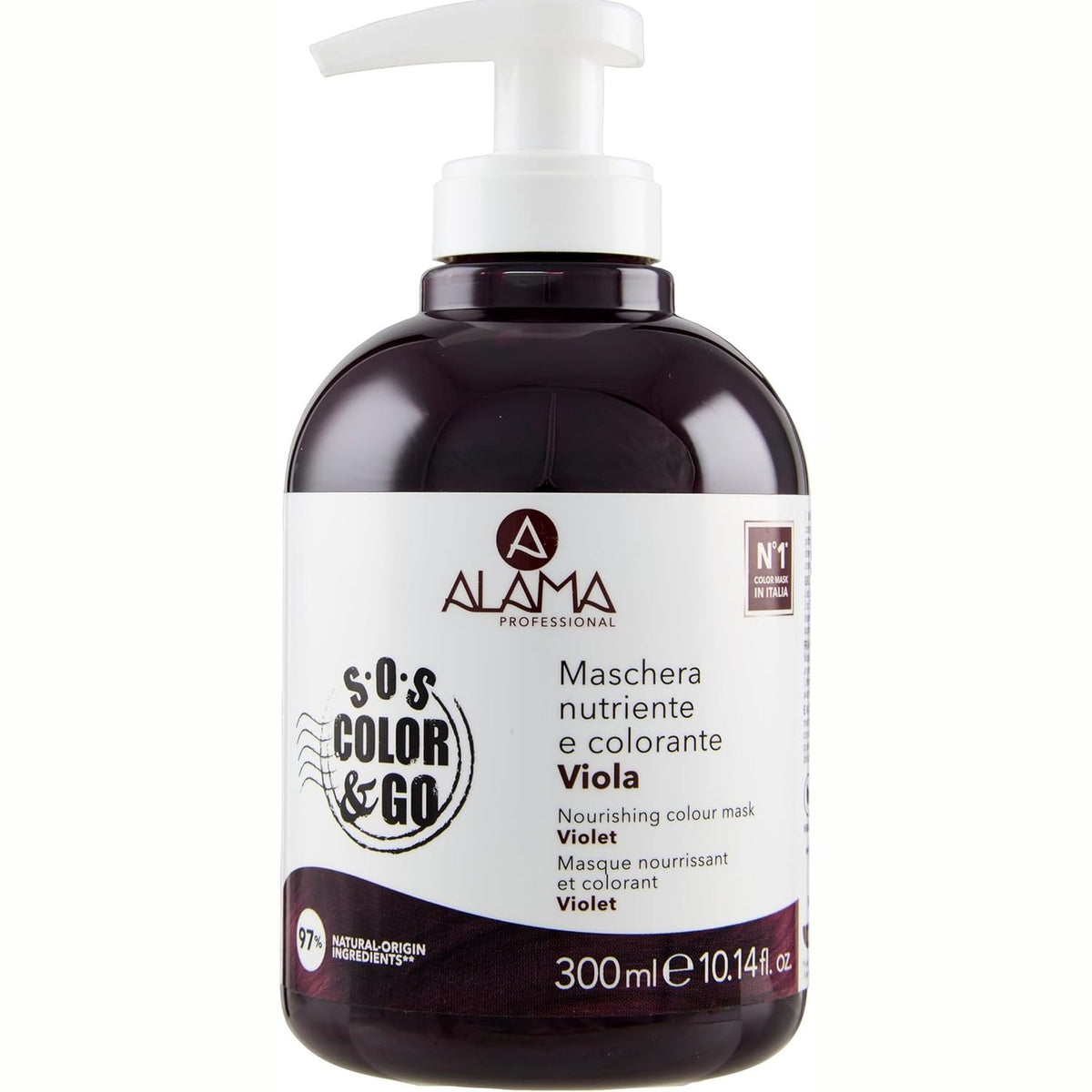 312419 - MASKË SOS COLOR & GO, 300 ml, për rritjen e ngjyrës, reflektuese dhe rigjallëruese, vjollcë