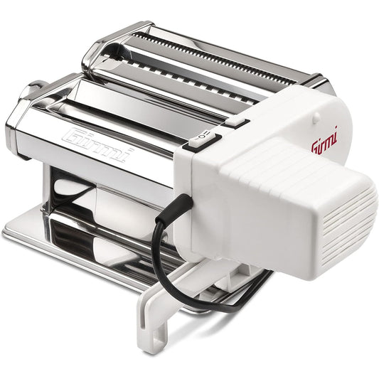 162102 - GIRMI Makinë Elektrike për Makarona IM91, 90 W, 5 Forma Makaronash, 2 Shpejtësi Funksionimi, Çelik Inoks, Madhësia 33 x 17 x 27 cm