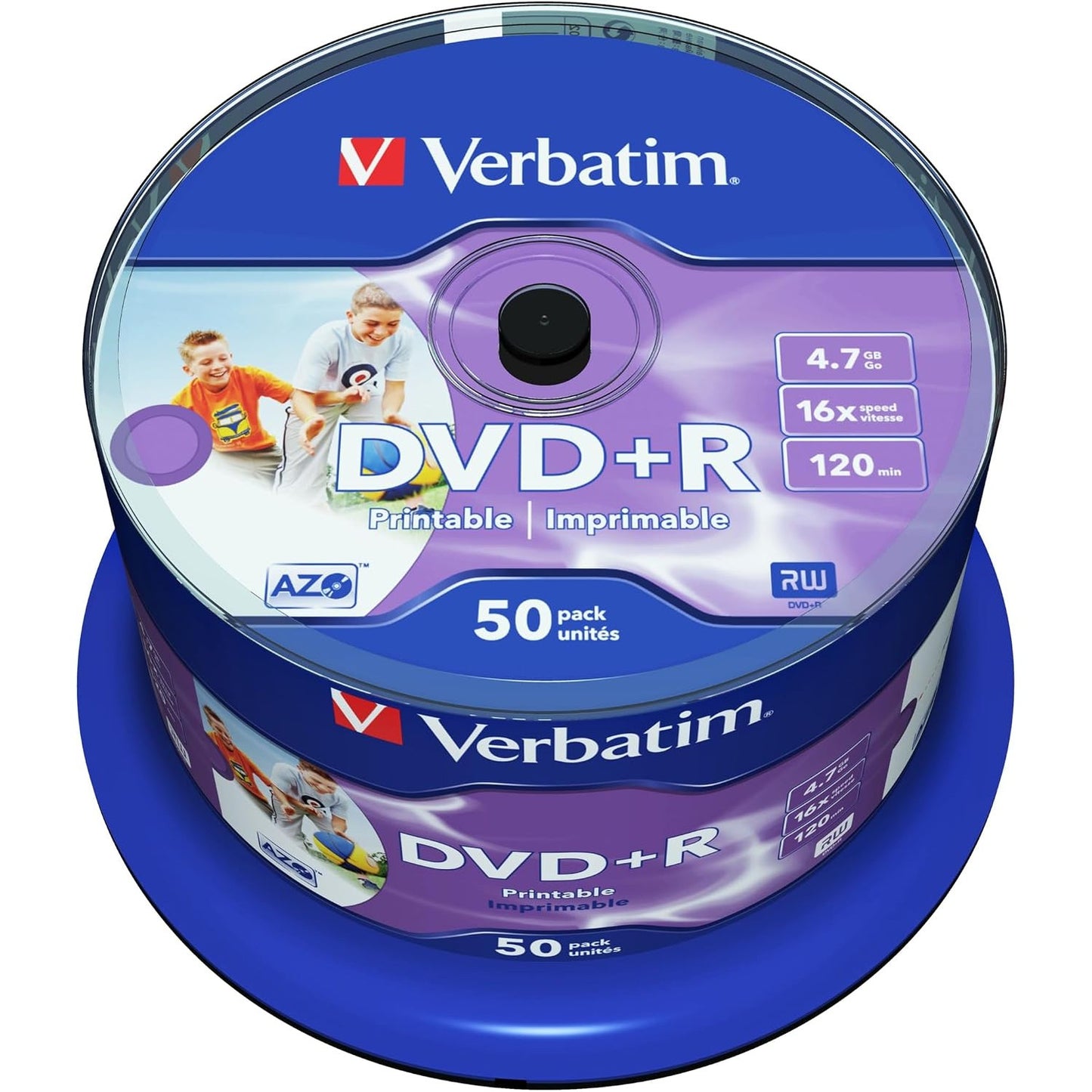 266854 - Verbatim DVD+R 4.7 GB i printueshëm, shpejtësi djegieje 16x, mbrojtëse nga gërvishtjet