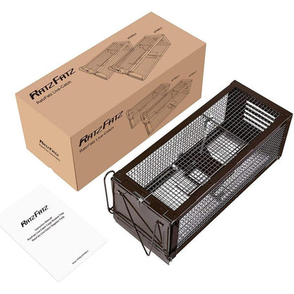 314042 - RATZFATZ - Kurth për minj Premium XXL Profesional, ndjeshmëri e rregullueshme, kurth i ripërdorshëm, model i kapjes së shpejtë